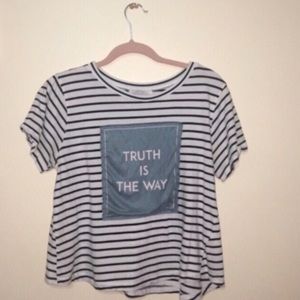 Striped crop top💞